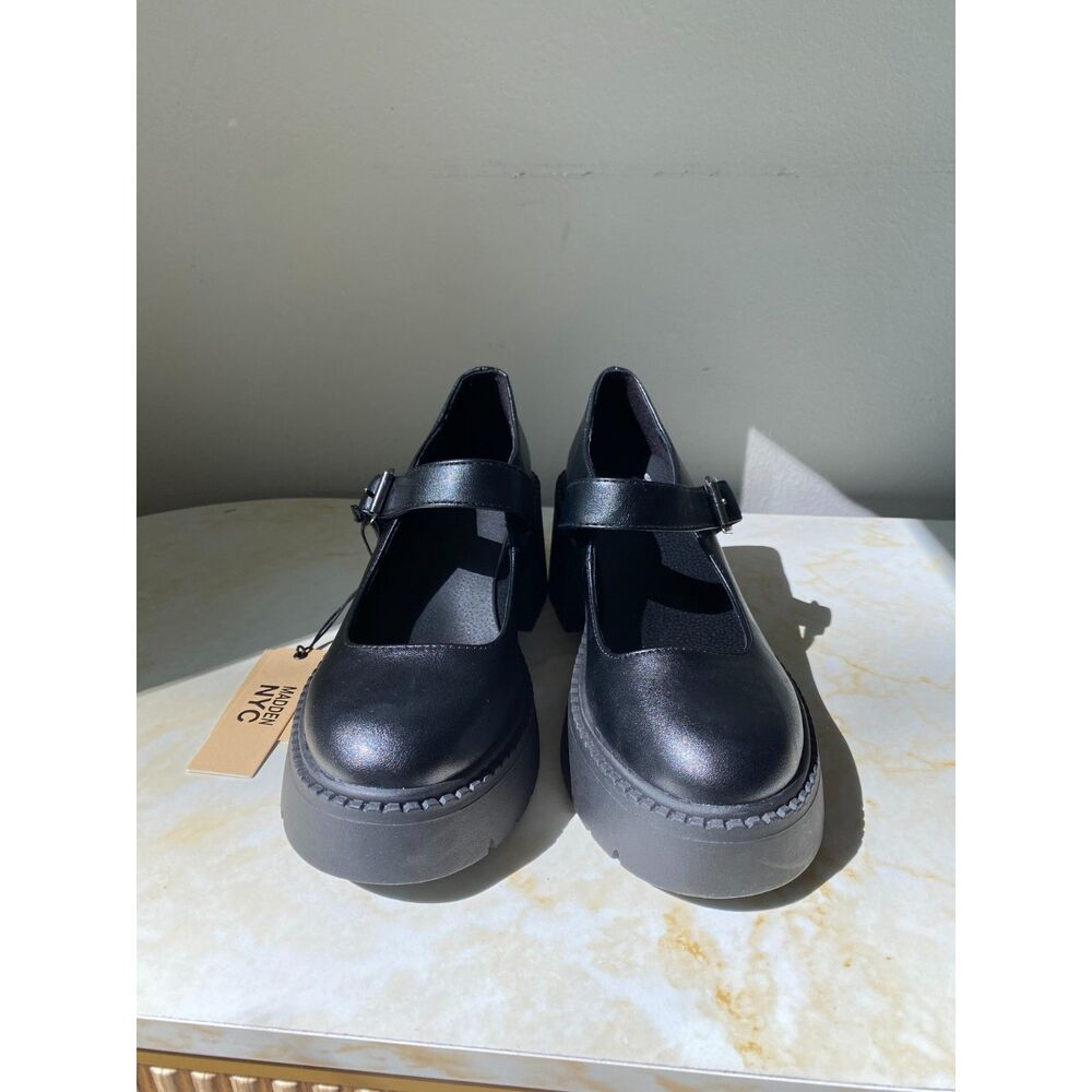 NWT Steve Madden NYC Retro Grunge Mary Janes 6 Shoes Y2K Platform Chunky Heels - Picture 3 of 8